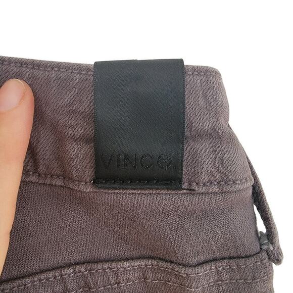 Vince Riley Legging Dark Gray Skinny Jeans Pants Low Rise Stretch - Picture 11 of 13